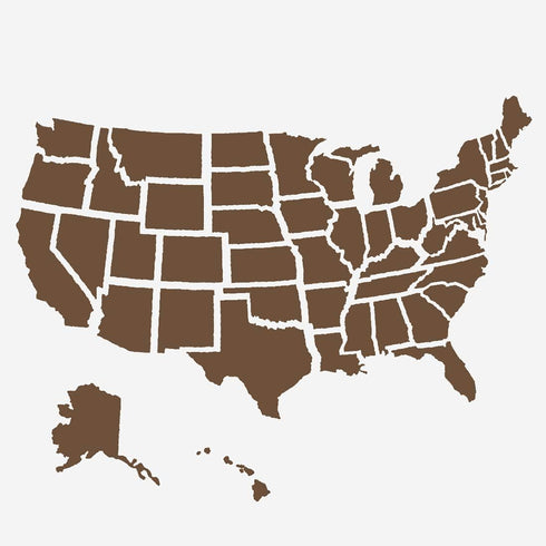 American Flag Stencils United States Map Template - Reusable Memorial Day Stencil for President's Day Decorations Painting on Wood, Paper, Fabric,...
