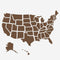 American Flag Stencils United States Map Template - Reusable Memorial Day Stencil for President's Day Decorations Painting on Wood, Paper, Fabric,...