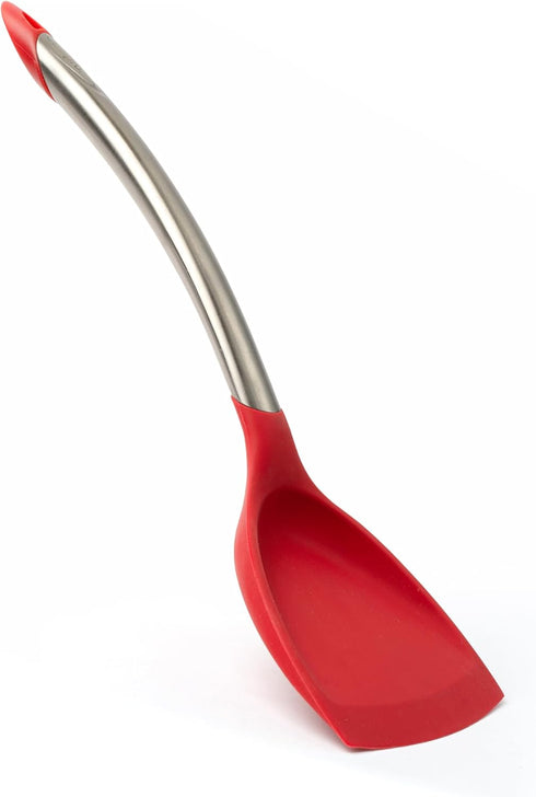 Cuisipro Silicone Wok Turner, 12.5-Inch, Red...