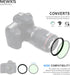 40.5mm Lens to 43mm Camera Lens Adapter,40.5mm to 43mm Filter Step-Down Ring Adapter Ring,Compatible with All 43mm UV,CPL,ND,Lens Hood,Threaded Le...