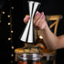 Double Cocktail Jigger with Measurements Inside, 2 oz 1 oz Jigger for Bartending, 304 Stainless Steel Cocktail Bar Tools for Bar Home Bartender Pa...