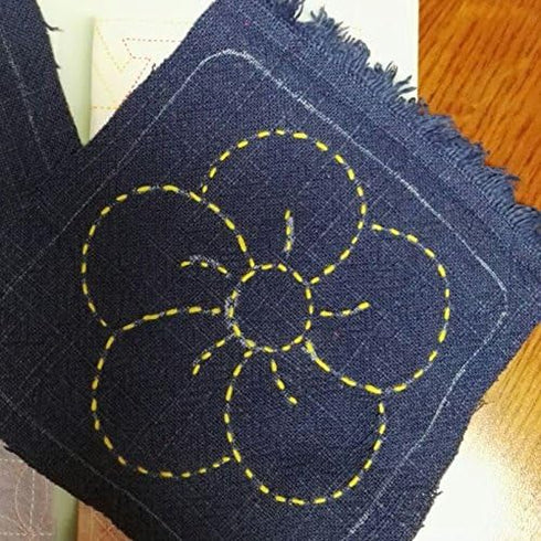 HONEYSEW Semi-Transparent Quilting Template Patchwork Tools Quilt Handmade DIY Sewing Tool Leaf Pattern (9pcs Total)...