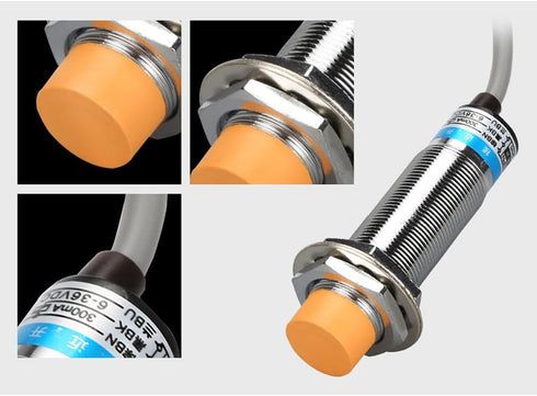 LJ18A3-8-Z/BX 8mm Approach Sensor Inductive Proximity NPN NO Switch DC 6-36V Cylinder Type...
