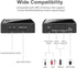 Isobel Bluetooth 5.0 Transmitter Receiver (Optical, 3.5mm AUX, RCA), Low Latency Wireless Audio Adapter Rechargeable Bluetooth AUX Adapter for TV ...