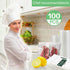 O2frepak 100 Pint 6" x 10" Vacuum Sealer Bags with BPA Free and Puncture Prevention,Vacuum Seal Freezer Bags,Great for Sous Vide Vaccume Sealer Pr...