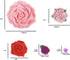 Large Rose Mold Silicone,Rose Flower and Leaves Fondant Cake Molds,Leaf Candy Chocolate Molds for Wedding Cake Decoration, Sugarcraft,Cupcake Topp...