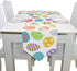 WOOR Double-Sided Easter Eggs Seamless Table Runner 13 x 70 Inches Long,Table Cloth Runner for Wedding Party Holiday Kitchen Dining Home Everyday ...
