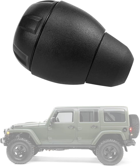 TIKSCIENCE Manual Transmission Shift Knob 6 Speed Fit for Jeep Wrangler JK 3.8L 2007 2008 2009 2010 Replace 52060485AG...