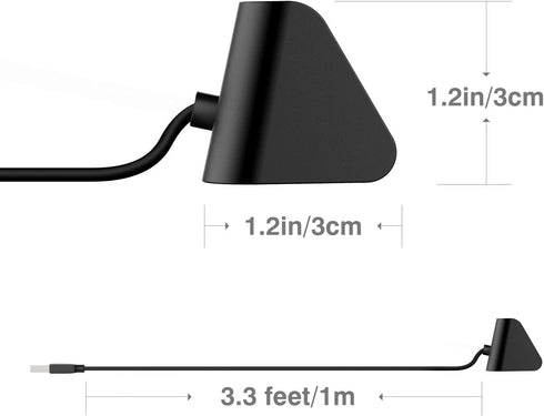 MoKo Charger Compatible with Amazfit Bip/Bip Lite Smartwatch, Portable Replacement USB Charger Charging Stand Adapter Station Cradle Dock with Cab...