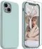 FUNMIKO Compatible with iPhone 14 Case with Screen Protector,Silky Liquid Silicone Case, Scratch Proof Soft Microfiber Lining,Slim Fit Shockproof ...