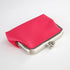 Double Layer Coin Purse for Women Girls Rose Red PU Leather Kiss-lock Mini Wallet Key Bag Card Holder...
