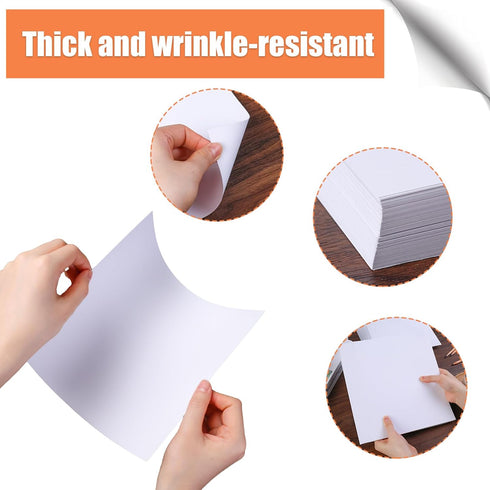 Shindel 28 Sheets White CardstockPaper?8x10 Construction Paper Heavyweight Cardboard Paper for Card Making Kids Art Crafts Scrapbooking 250gsm...