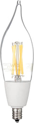 WiZ Clear 40W BA11 Tunable White Filament LED Smart Candle-Shaped Bulb - Pack of 1 - E12- Indoor - Connects to Your Existing Wi-Fi - Control with ...