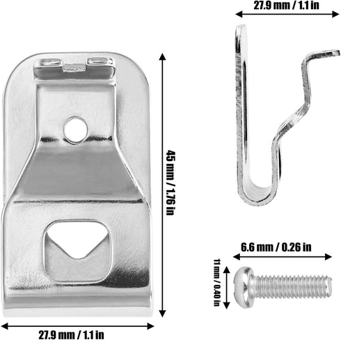 Belt Clips for Dewalt 2 Pack Drill Belt Clip Hook for Dewalt Drill Tool Clips for Dewalt N268241 Fit for 20V Power Tools DCD980 DCD985...