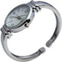 Silver Metal Band Slim Case Women's Bangle Cuff Watch...
