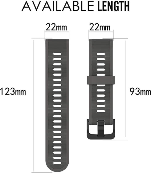 Band for Garmin Forerunner 945, Soft Silicone Replacement Watch Band Strap for Garmin Forerunner 935 Smart Watch (No Tracker)...
