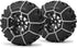 4Pcs 1.9/2.2inch Wheel Tires Metal Snow Chains for 1/10 TRX-4 Axial SCX10 90046 RC Crawler Car (130MM)...