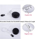 g Tape Measure Leather Retractable Body Measuring Tape 150 cm 60 Inch Tailor Fabric Small Tape Measure with Push Button, Black (1 Pack)...