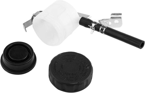 Qiilu Front Brake Reservoir for SV650 03-09 SV1000S 03-07 -R1000 01-08 Motorcycle Brake Master Cylinder Oil Reservoir Fluid Bottle...
