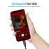Saramonic 3.5mm Male TRS to Apple MFi Certified Male Lightning Microphone Adapter Cable (7.8in) for iPhone iOS Devices...