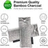 4 Packs Shoe Deodorizer Bags, Fonday Bamboo Charcoal Odor Eliminator(75g each), Activated Charcoal Air Purifying Bags Odor Absorber for Gym Bag, C...
