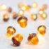 Fall Decor 3D Acorn String Lights 10ft 30 LEDs Battery Operated with Remote Timer Dim Brown Fairy Lights Indoor for Autum Harvest Home Party Tree ...