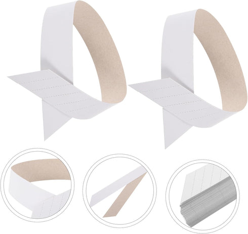 Holibanna Paper Collar Stays 100pcs Shirt Collar Supports Dress Shirt Collar Inserts Tabs Shirts Unilateral Shaper Clothing Paper Rib for Men Dres...