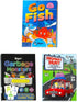 Regal Games - Highway Hunt, Go Fish, Garbage Monsters Card Games Set - Family-Friendly, Fun Card Games - Search & Find, Matching, Counting - Ages ...
