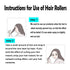 12PCS Roller Hair Curlers For Medium Short Hair,Heatless Roller Hair Curler For Bangs,Create Natural Curly Hairstyle bule (Light-blue)...