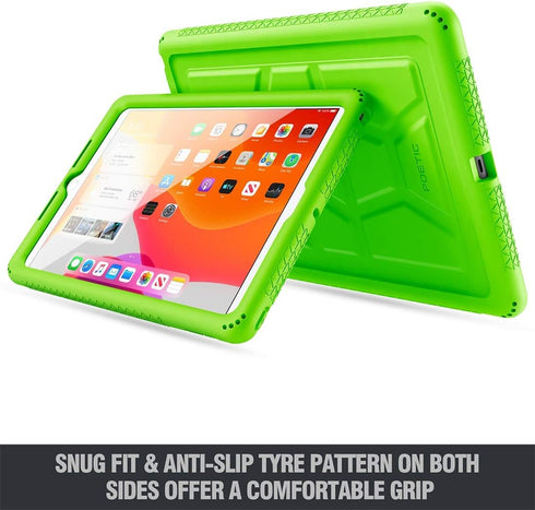 Poetic TurtleSkin Case Designed for iPad 10.2 9th Generation (2021) / 8th Generation (2020) / 7th Generation (2019), Heavy Duty Shockproof Kids Fr...