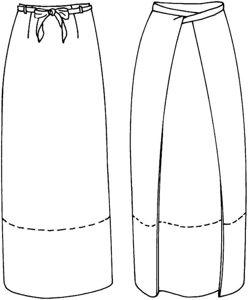 Folkwear #131 Tibetan Chupa Jumper Skirt Dress Tibet Traditional Sewing Pattern (Pattern Only) folkwear131...