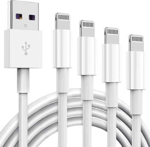 TUMABER 5 Pack Apple MFi Certified iPhone Charger Cable 3Ft, Lightning to USB Cord 3 Foot, 2.4A Fast Charging,Apple Phone Long Chargers for 13/12/...