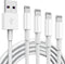 TUMABER 5 Pack Apple MFi Certified iPhone Charger Cable 3Ft, Lightning to USB Cord 3 Foot, 2.4A Fast Charging,Apple Phone Long Chargers for 13/12/...