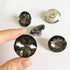 Let's Decorate 25PCS 25MM Crystal Glass Buttons Sofa Sewing Buttons Headboard Decoration Crystal Buttons Upholstery DIY Buttons (Black Button(ZJ))...