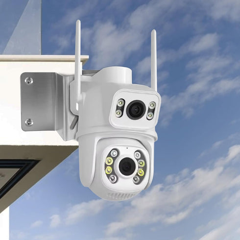 WiTi Stainless Steel Exterior Outside Wall Corner Mount for PTZ Camera,Solid Holder Bracket for a Wide View Angle Installing CCTV Surveillance Cam...