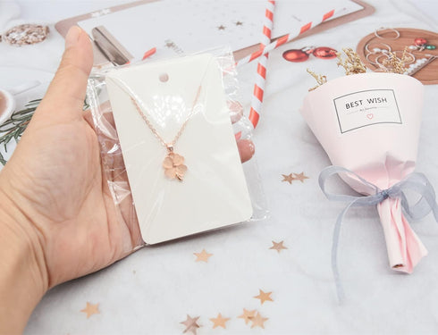 120 Set Earring Holder Cards Necklace Display Cards with 120 Pcs Self Sealing Bags and 240 Pcs Earring Backs for Earring Necklace Display(3.5 x 2....
