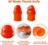 12 Pcs Gardening Silicone Thumb Knife Harvesting Tool, Separator Finger Plant Fruit Picking Knife Garden Tool (L)...