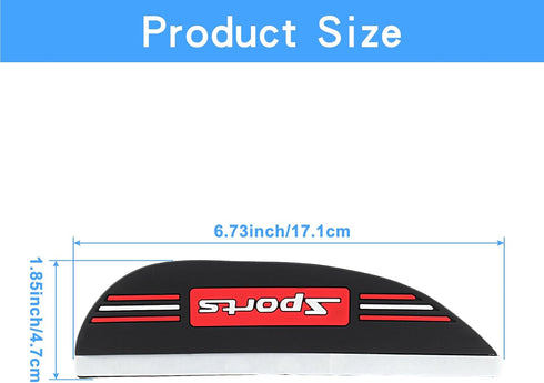 2 Packs Car Side Mirror Rain Visor Fenders, Universal Carbon Fiber Eyebrow Side Mirror Rain Guard for Car Truck Van and SUV - Enhance Visibility, ...