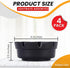 Perfect Stix Ashtray Black-4 4" Black Ashtrays (Pack of 4)...