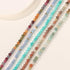 Beaded Necklace for Women,Natural Gemstone Necklace for Women,Colorful Bead Choker Necklace Handmade Surfer Beach Necklace Trendy Jewelry Gift for...