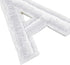 82 Piece Embroidered Iron on Letter Patches and Numbers for Clothing, Backpacks, Sew On Appliques, Arts and Crafts (White, 1 in)...