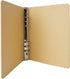 Blank A5 Kraft Paper Hardcover 6-Holes Round Ring Binder Protector for Notebook Diary Journal,School Office Stationery Supplies Loose Leaf Binder ...