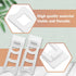 Plastic Picture Frame Easel Back, 4” White Frame Easel Back Stand Photo Frame Easel Back Support, 12 Pcs...