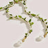 Artificial Leaf Skinny Belts Twisted Braided Waist Rope with Faux Pearl for Women Dresses DIY Wreath Gift Wraping Craft...