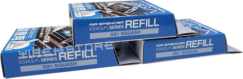 Air Spencer Giga, Giga Clip Stick Refill 3-Box Squash Scent, Design for GIGA Clip, Clipia, Clipia II, Bijou, Cross, LuxDry, Rijoure Refill...
