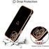 DEFBSC Electroplate Case for iPhone 11 Case with Gold Heart, Luxury Plating Edge Bumper Cute Case with Full Camera Lens Protection for Women Girls...