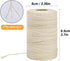 Tenn Well Cooking Twine, 3Ply 656Feet 1mm Food Safe Cotton Kitchen String Butchers Twine for Roasting, Trussing Turkey, Tying Meat, Making Sausage...