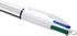 BIC 4 Colours Shine Retractable Ballpoint Pen Black/Blue/Red/Green (Pack of 12......