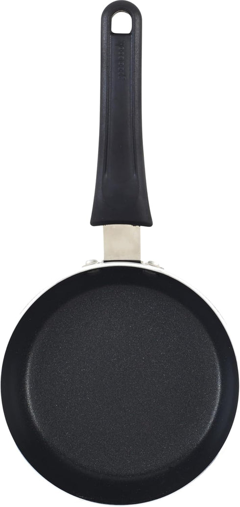Goodcook Everyday Nonstick Aluminum 4.6" Round Mini Frying Pan, Black...