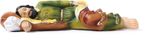 Galiyen Sleeping St Joseph Statue Saint Joseph Catholic Religious Gifts Resin Statues 8 Inch Home Decor Figurine Estatua de San José Dormido...